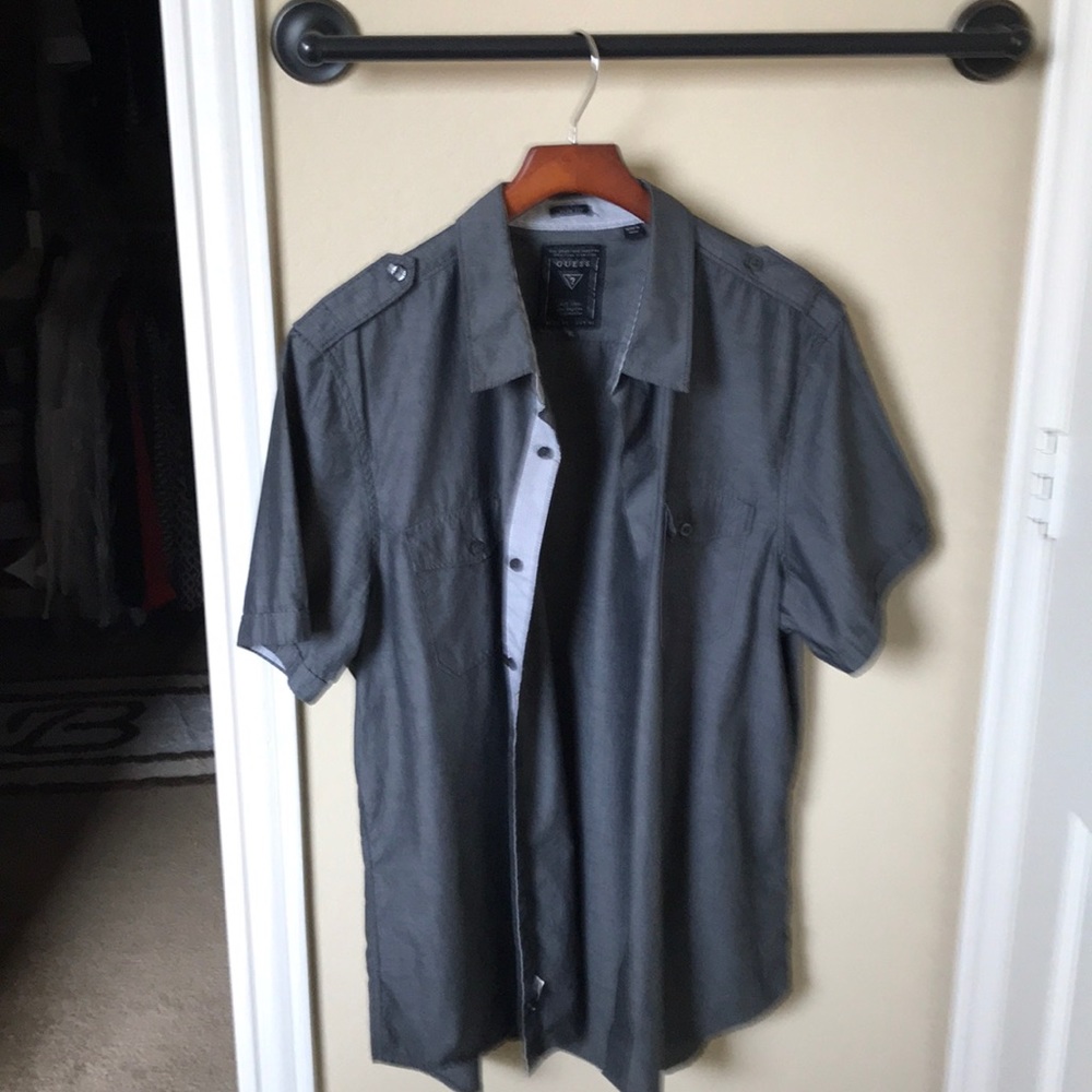 Guess collard shirt